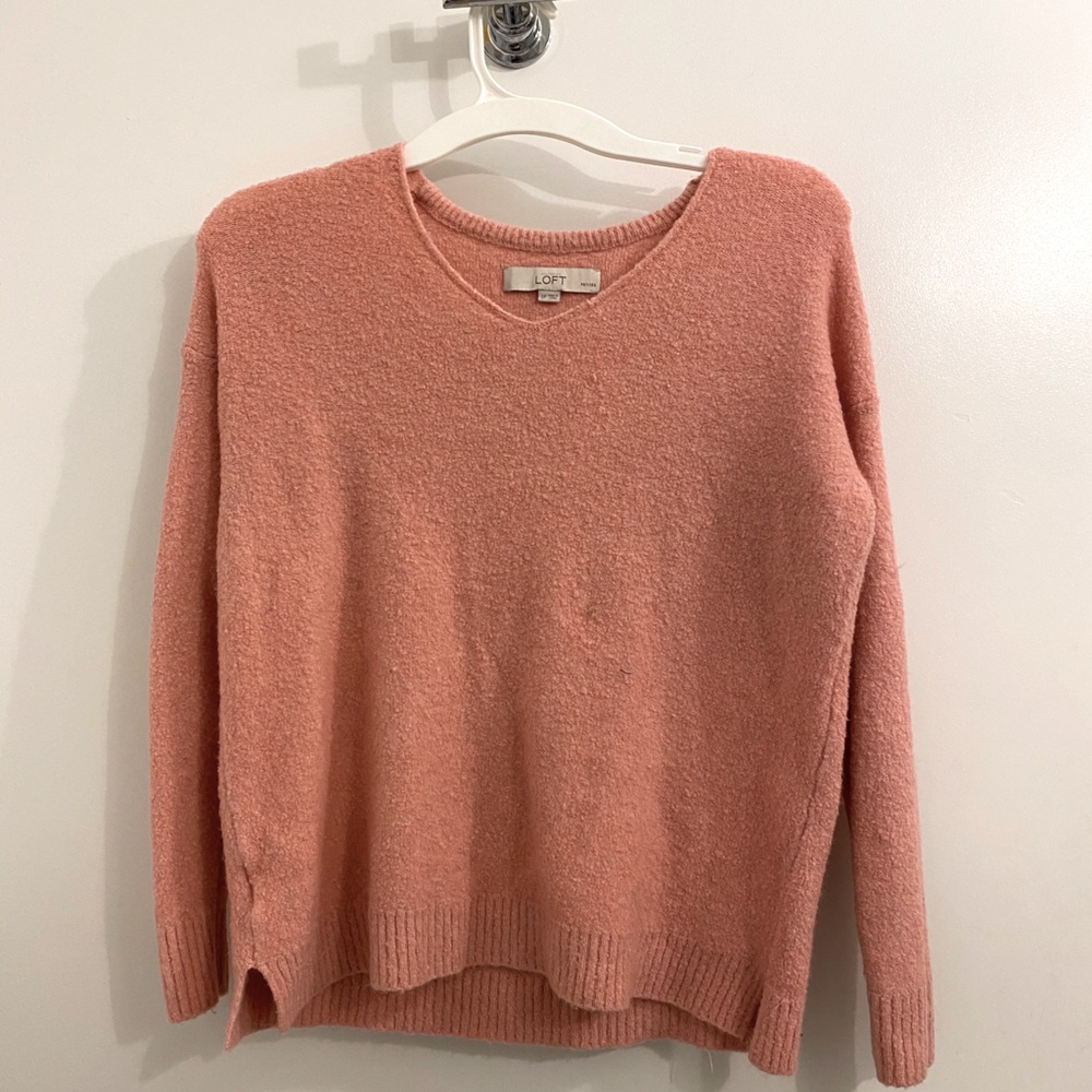 Pink sweater from loft.